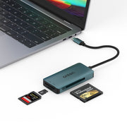 Onten C15 Lettore di schede 3 in 1 da USB-C/Tipo-C a CFast 2.0 e SD e TF, C15