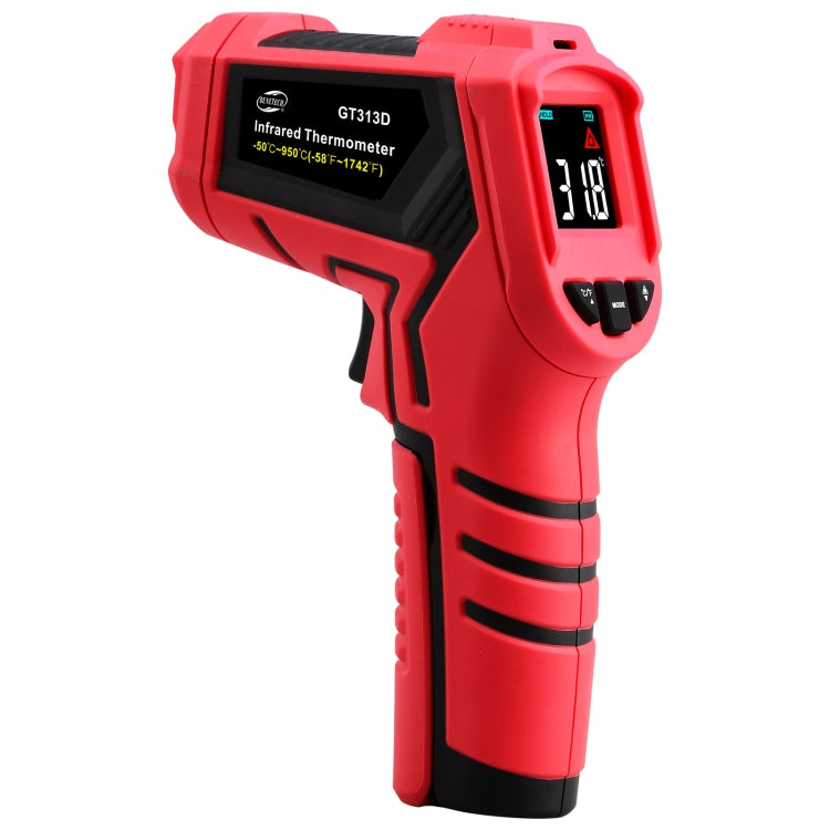 Termometro a infrarossi con display LCD BENETECH GT313D, batteria non inclusa, GT313D