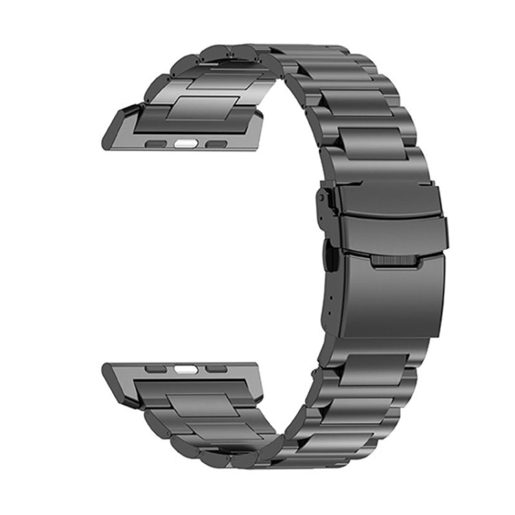 Cinturino per orologio in lega di titanio con fibbia di sicurezza da 26 mm, For Apple Watch Series 6 44mm, For Apple Watch Series 5 44mm, For Apple Watch Series 4 44mm, For Apple Watch Series 3 42mm