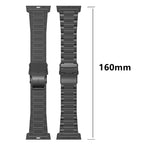 Cinturino per orologio in lega di titanio con fibbia di sicurezza da 26 mm, For Apple Watch SE 2023 44mm, For Apple Watch Ultra 2 49mm, For Apple Watch Series 9 45mm, For Apple Watch Ultra 49mm, For Apple Watch Series 8 45mm, For Apple Watch SE 2022 44...