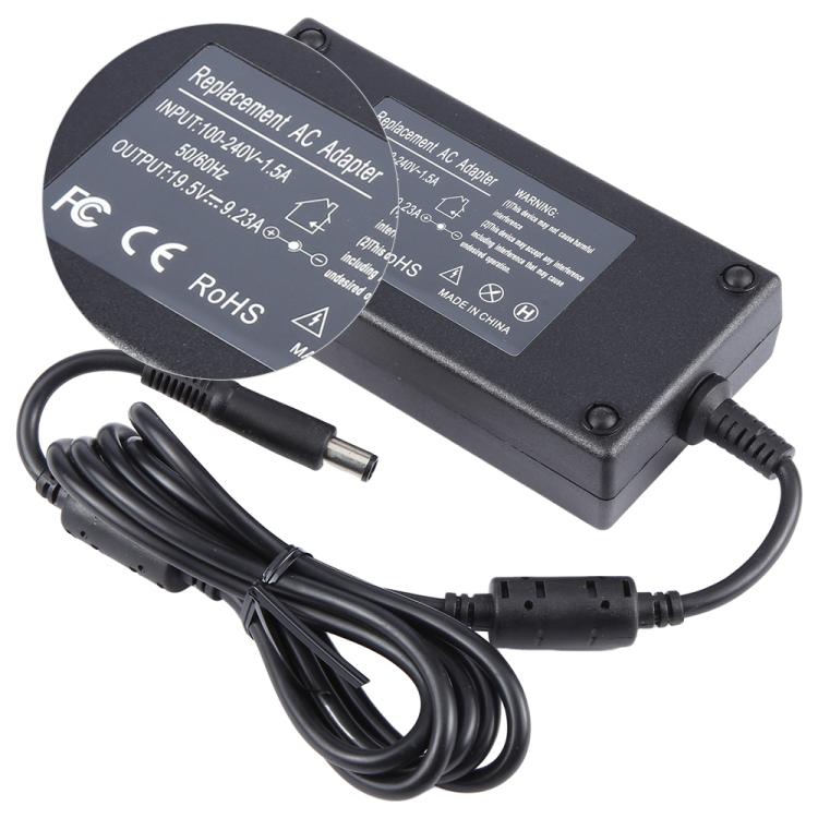 Adattatore di alimentazione per notebook portatile da 180 W 19,5 V 9,23 A per Dell 7,0 x 5,0 mm, EU Plug, US Plug, UK Plug, AU Plug