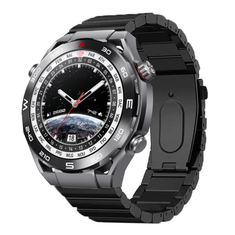 Cinturino per orologio in lega di titanio con fibbia piatta a tre piante, 22mm