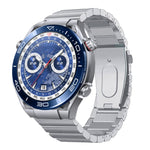 Cinturino per orologio in lega di titanio con fibbia piatta a tre piante, 22mm