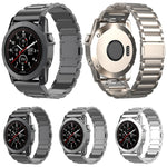 Cinturino per orologio in metallo con fibbia magnetica a tre perline da 22 mm e sgancio rapido, For Garmin Fenix 7 / Forerunner 965