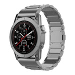 Cinturino per orologio in metallo con fibbia magnetica a tre sfere da 26 mm, For Garmin Tactix 7 Pro / Fenix 7X
