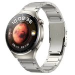 Cinturino per orologio in lega di titanio con doppia fibbia di sicurezza, 22mm