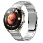 Cinturino per orologio in lega di titanio con doppia fibbia di sicurezza, 22mm