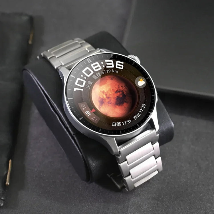 Cinturino per orologio in lega di titanio con doppia fibbia di sicurezza, 22mm