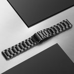 Cinturino per orologio in lega di titanio con fibbia magnetica a tre sfere, 22mm