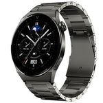 Cinturino per orologio in lega di titanio con fibbia magnetica a tre sfere, 22mm