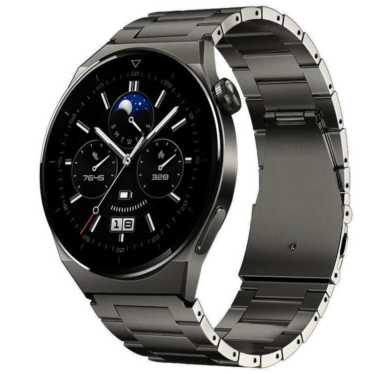 Cinturino per orologio in lega di titanio con fibbia magnetica a tre sfere, 22mm