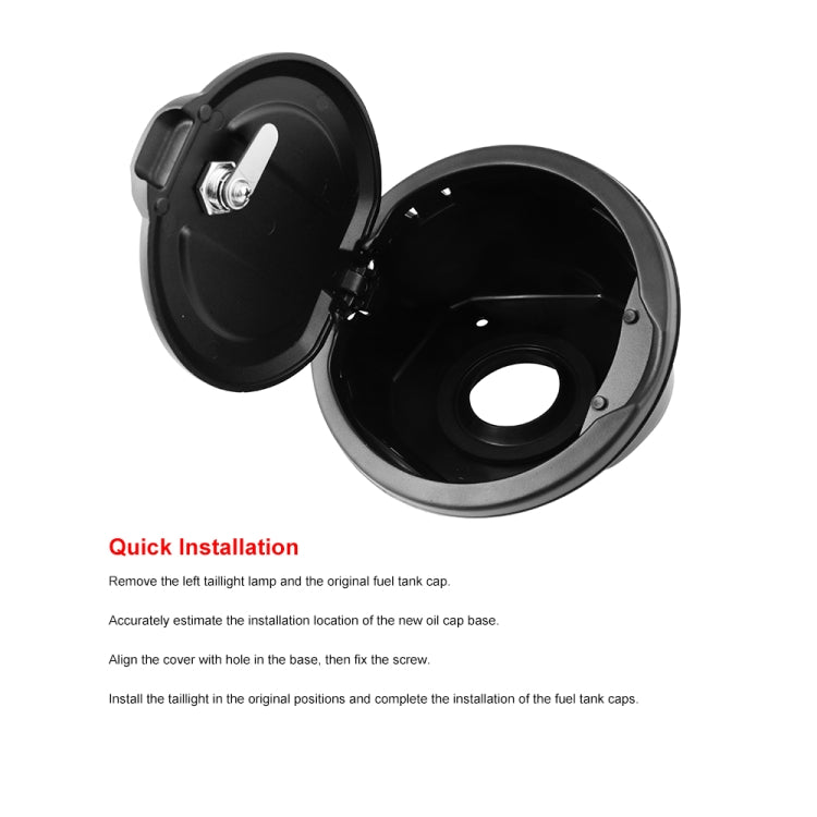 Copertura del serbatoio del motore con tappo olio in lega di alluminio modificata per auto per Jeep Wrangler JL JLU 2018-2019, For Jeep Wrangler JL