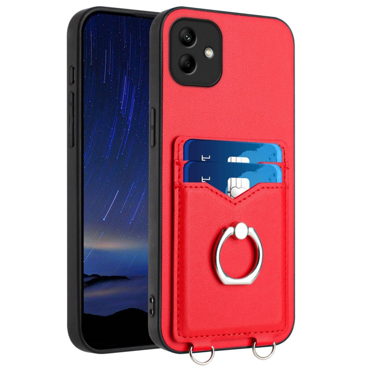 Custodia con porta carte e anello per Samsung Galaxy S23 5G