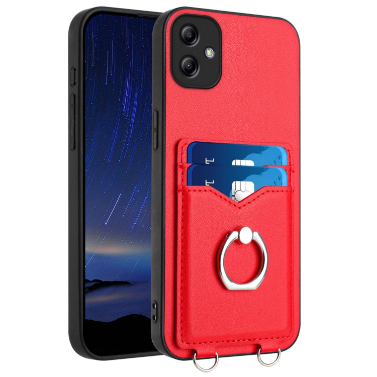 Custodia con porta carte e anello per Samsung Galaxy S23 FE 5G
