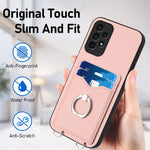 Custodia con porta carte e anello per Samsung Galaxy S22 Ultra 5G