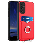 Custodia con porta carte e anello per Samsung Galaxy S23 5G