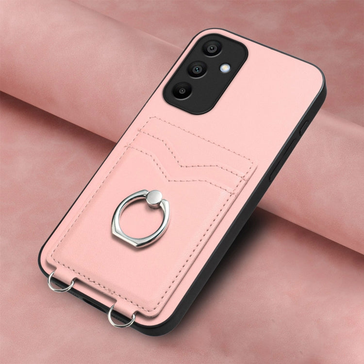 Custodia con porta carte e anello per Samsung Galaxy A15 4G