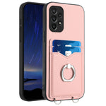 Custodia per cellulare con porta carte e anello per Samsung Galaxy S20 FE