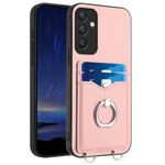 Custodia con porta carte e anello per Samsung Galaxy S24 Ultra 5G