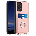 Custodia per cellulare con porta carte e anello per Samsung Galaxy S20 FE