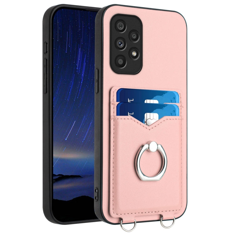 Custodia per cellulare con porta carte e anello per Samsung Galaxy S20 FE