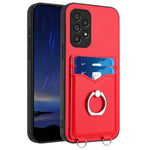 Custodia per cellulare con porta carte e anello per Samsung Galaxy S20 FE