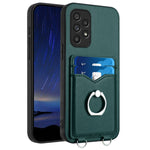 Custodia per cellulare con porta carte e anello per Samsung Galaxy S20 FE