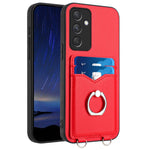 Custodia con porta carte e anello per Samsung Galaxy S23 Ultra 5G