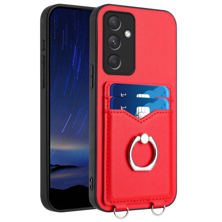Custodia con porta carte e anello per Samsung Galaxy S23 Ultra 5G