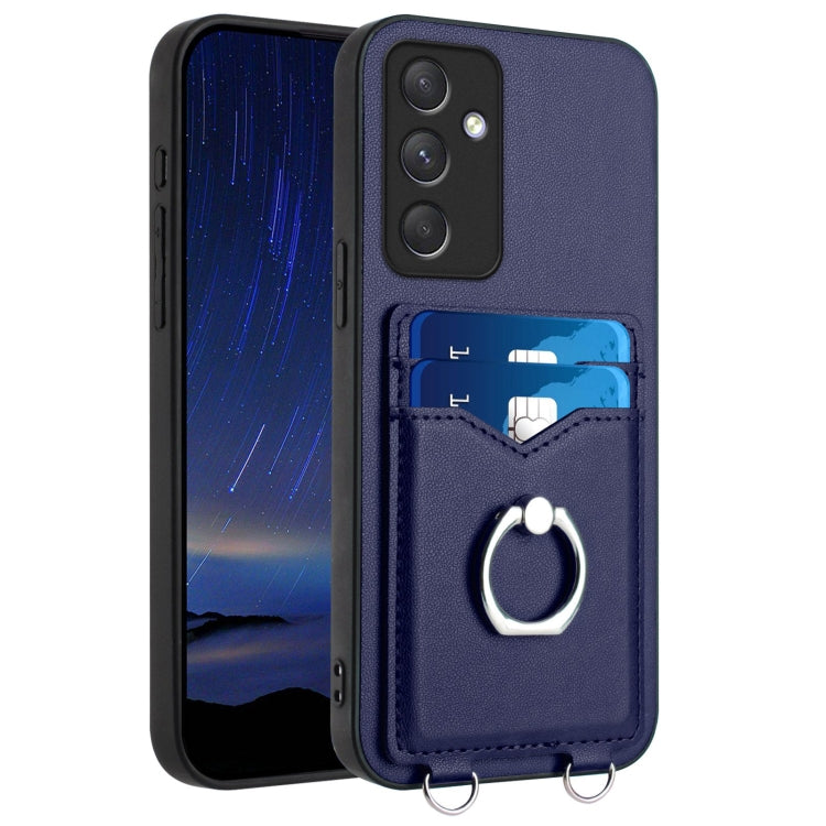 Custodia con porta carte e anello per Samsung Galaxy S23 Ultra 5G