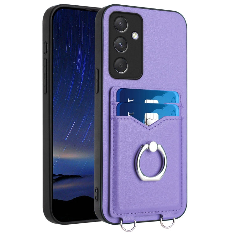 Custodia con porta carte e anello per Samsung Galaxy S23 Ultra 5G