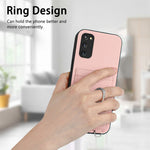 Custodia per cellulare con porta carte e anello per Samsung Galaxy S20 FE