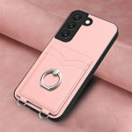 Custodia cellulare con porta carte e anello per Samsung Galaxy S21 FE 5G