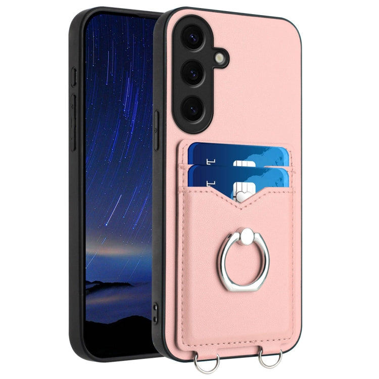 Custodia con porta carte e anello per Samsung Galaxy S24 Ultra 5G
