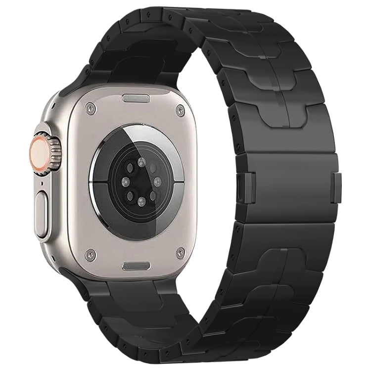 Cinturino per orologio in lega di titanio con fibbia magnetica, For Apple Watch SE 2023 44mm, For Apple Watch Ultra 2 49mm, For Apple Watch Series 9 45mm, For Apple Watch Ultra 49mm, For Apple Watch Series 8 45mm, For Apple Watch SE 2022 44mm