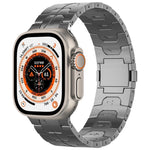 Cinturino per orologio in lega di titanio con fibbia magnetica, For Apple Watch SE 2023 44mm, For Apple Watch Ultra 2 49mm, For Apple Watch Series 9 45mm, For Apple Watch Ultra 49mm, For Apple Watch Series 8 45mm, For Apple Watch SE 2022 44mm