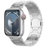 Cinturino per orologio in lega di titanio con fibbia magnetica, For Apple Watch Series 7 45mm, For Apple Watch SE 44mm, For Apple Watch Series 6 44mm, For Apple Watch Series 5 44mm, For Apple Watch Series 4 44mm, For Apple Watch Series 3 42mm