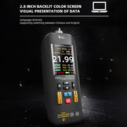 BSIDE T7 Misuratore di spessore ad ultrasuoni con schermo a colori TFT da 2,8 pollici, T7