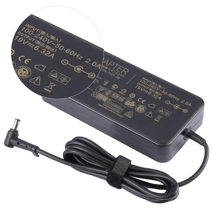 Adattatore di alimentazione per notebook portatile da 120 W 19 V 6,32 A per Asus 5,5 x 2,2 mm, EU Plug, US Plug, UK Plug, AU Plug