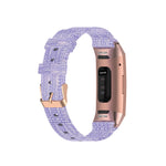 Testa in plastica con cinturino in nylon intrecciato, dimensioni: misura libera, For Fitbit Charge 4 / Charge 3 / Charge3 SE