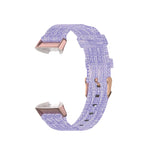 Testa in plastica con cinturino in nylon intrecciato, dimensioni: misura libera, For Fitbit Charge 4 / Charge 3 / Charge3 SE