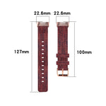 Testa in plastica con cinturino in nylon intrecciato, dimensioni: misura libera, For Fitbit Charge 4 / Charge 3 / Charge3 SE