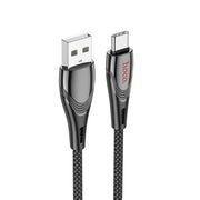 hoco U133 Cavo dati di ricarica intrecciato da tipo C / USB-C a USB-A, 1.2m