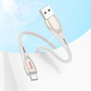 hoco U133 Cavo dati di ricarica intrecciato da tipo C / USB-C a USB-A, 1.2m