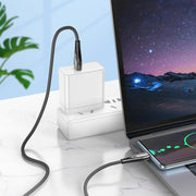 hoco U133 Cavo dati di ricarica intrecciato da tipo C / USB-C a USB-A, 1.2m