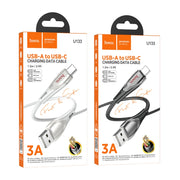 hoco U133 Cavo dati di ricarica intrecciato da tipo C / USB-C a USB-A, 1.2m
