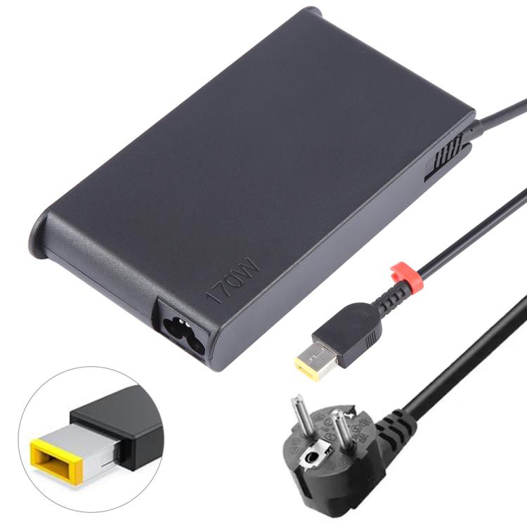 Adattatore di alimentazione per notebook portatile 170 W 20 V 8,5 A per Lenovo Big Square USB, EU Plug, US Plug, UK Plug, AU Plug