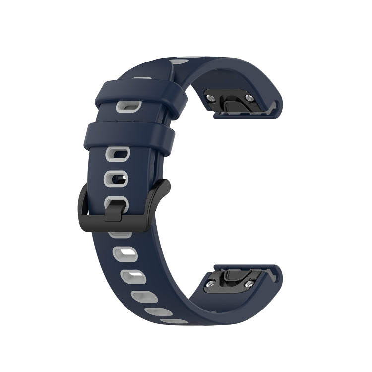 Cinturino in silicone bicolore, For Garmin Fenix 6S