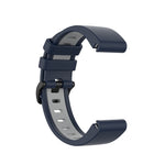 Cinturino in silicone bicolore, For Garmin Fenix 6S