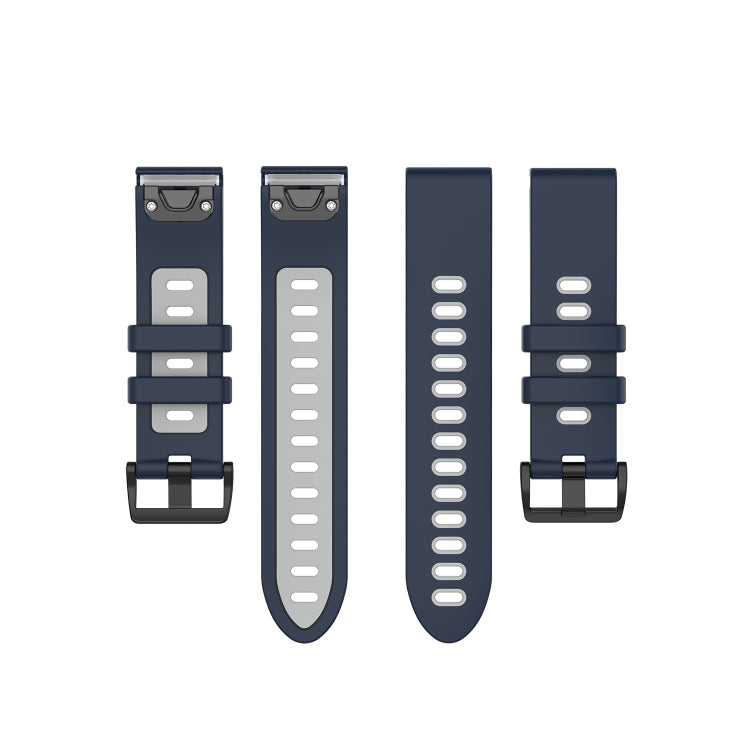 Cinturino in silicone bicolore, For Garmin Fenix 6S